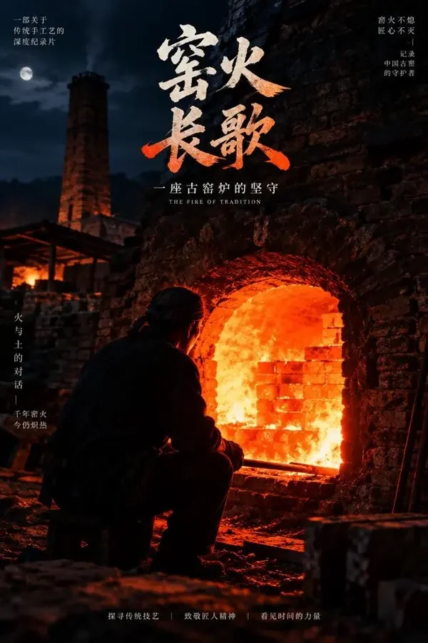 窑火 竖版影视海报