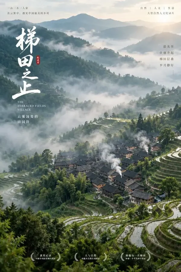 山那边的村庄 竖版影视海报