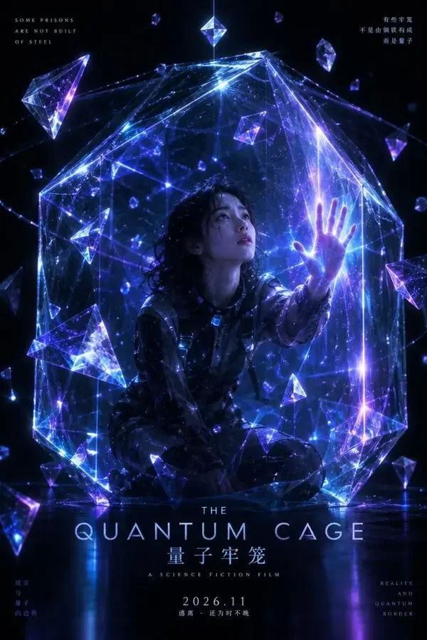 量子囚笼 竖版影视海报
