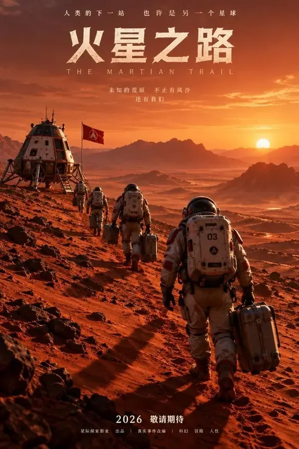 火星移民计划 竖版影视海报